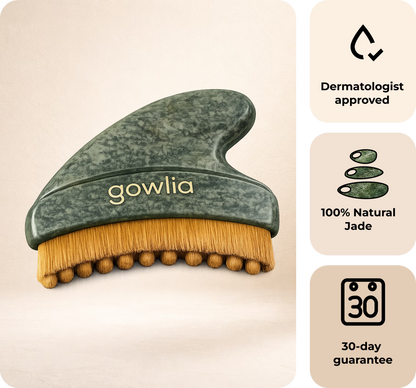 Gowlia Lymphatic Ritual — 100% Natural Jade