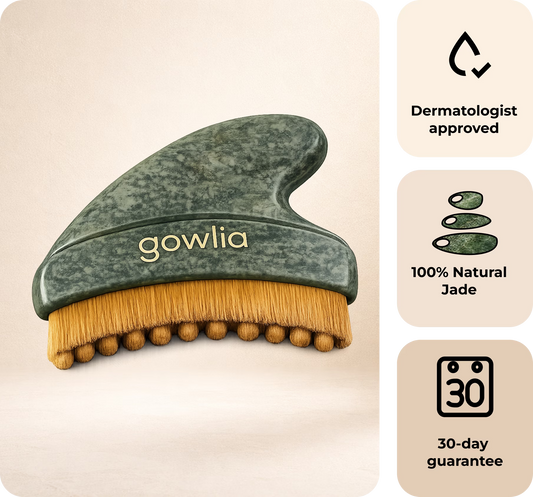 Gowlia Lymphatic Ritual — 100% Natural Jade